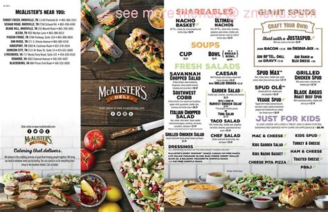 McAlisters Deli menu prices reflect the brands commitment to providing high-quality, delicious food at affordable prices. . Mcalisters deli texarkana menu